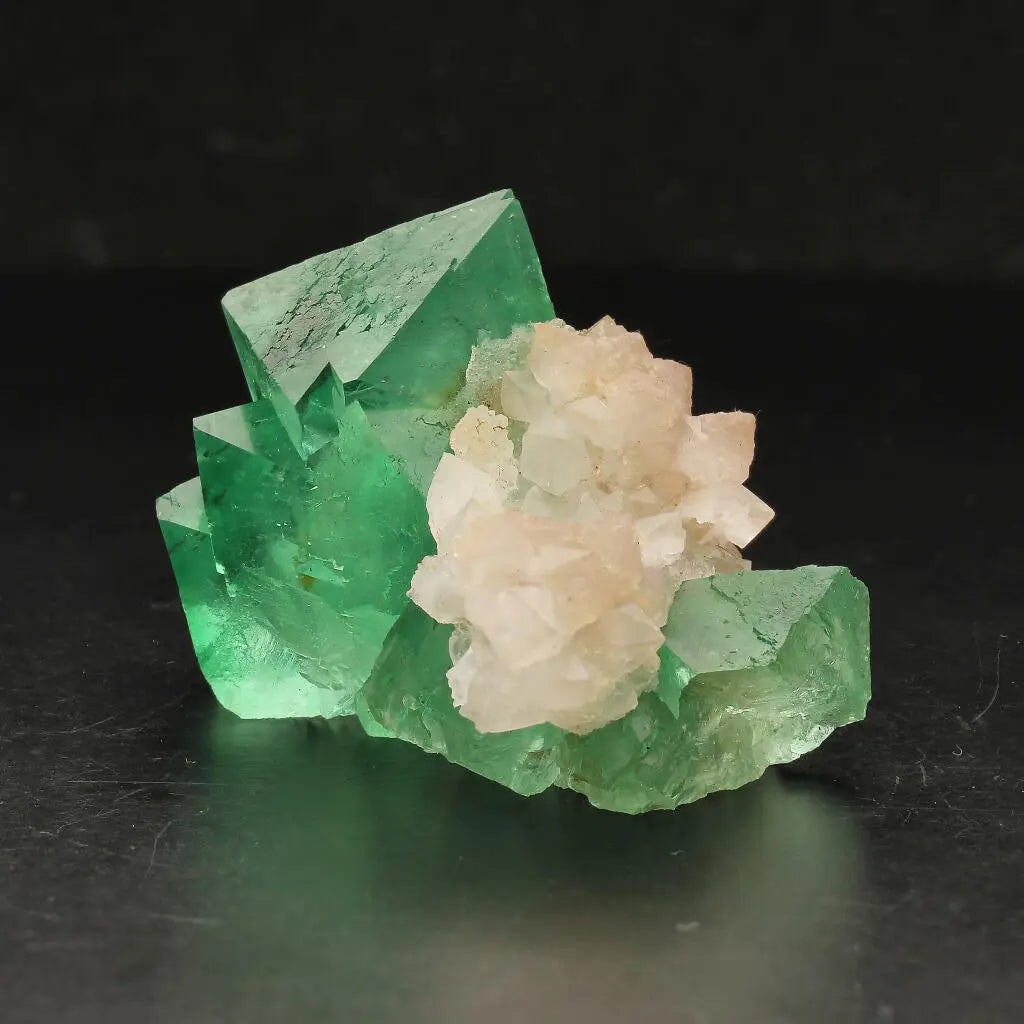 Buy your Small Octahedral Fluorite Cluster with Quartz from Riemvasmaak online now or in store at Forever Gems in Franschhoek, South Africa