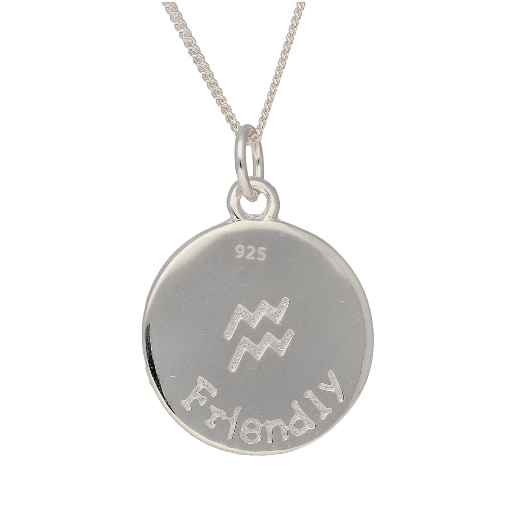 Buy your Sterling Silver Aquarius Necklace online now or in store at Forever Gems in Franschhoek, South Africa