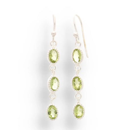 Buy your Facet Trio Earrings: Peridot online now or in store at Forever Gems in Franschhoek, South Africa