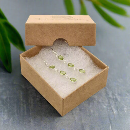 Buy your Facet Trio Earrings: Peridot online now or in store at Forever Gems in Franschhoek, South Africa