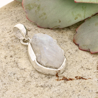 Buy your Elemental Aura Rough Moonstone Necklace online now or in store at Forever Gems in Franschhoek, South Africa