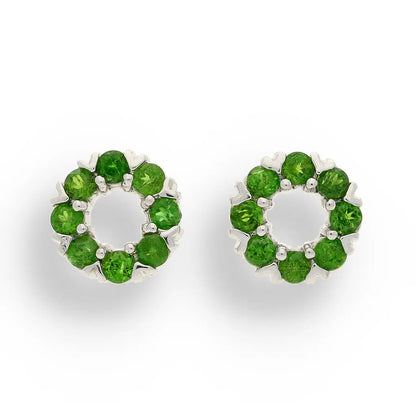Get your Emerald Forest Sterling Silver Earrings – Featuring Vibrant Chrome Diopside Brilliance online now or in store at Forever Gems in Franschhoek, South Africa