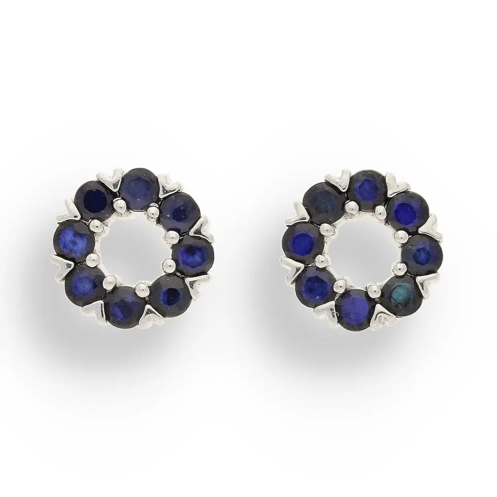 Get your Midnight Allure Sterling Silver Earrings – Adorned with Royal Blue Sapphires online now or in store at Forever Gems in Franschhoek, South Africa