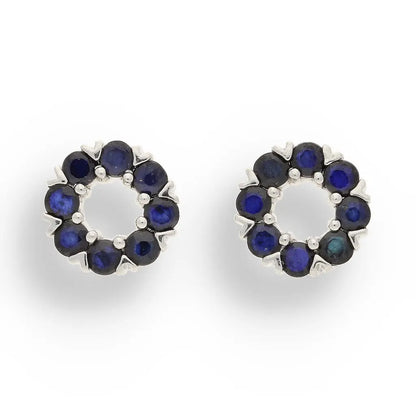 Get your Midnight Allure Sterling Silver Earrings – Adorned with Royal Blue Sapphires online now or in store at Forever Gems in Franschhoek, South Africa