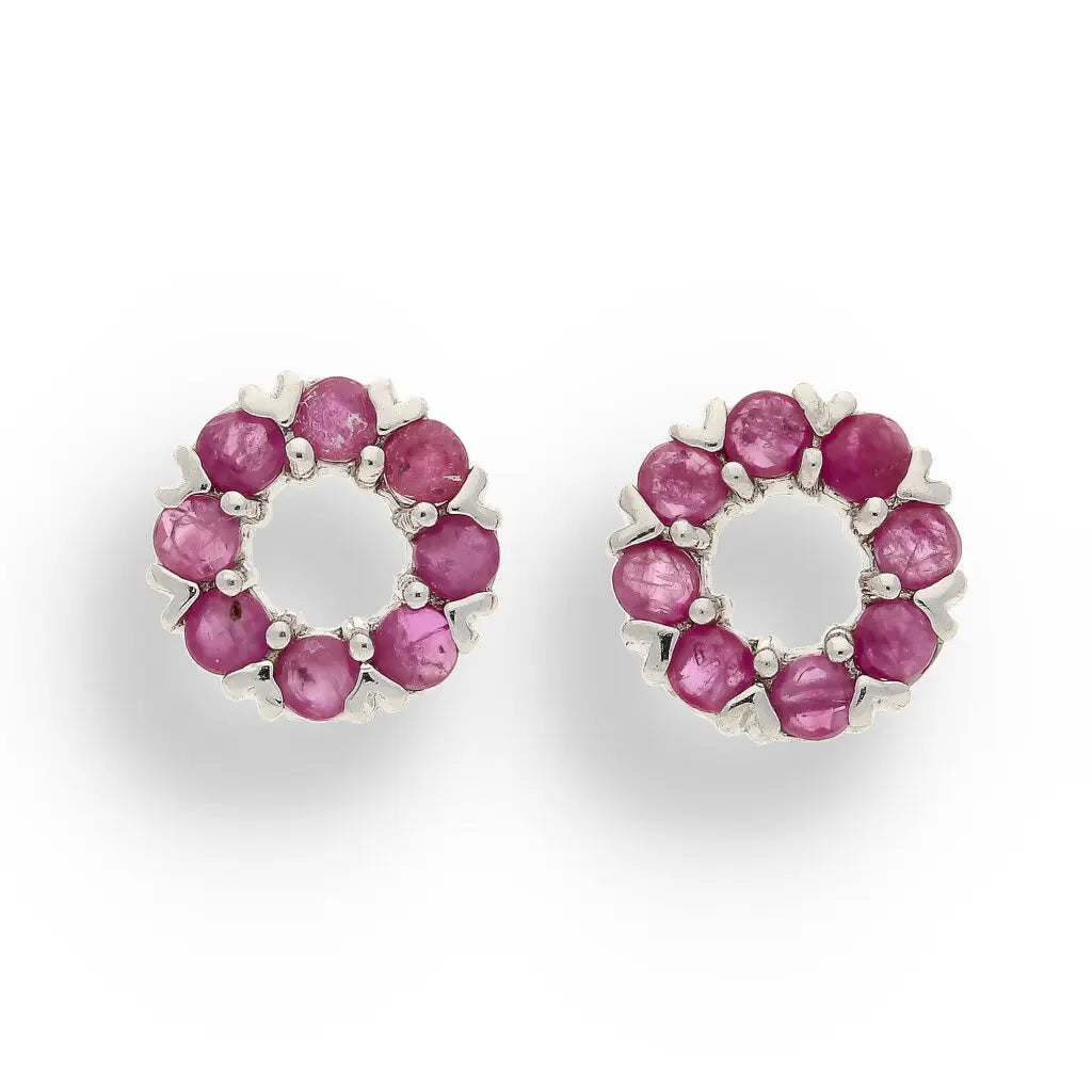 Get your Crimson Radiance Sterling Silver Earrings – Set with Fiery Rubies online now or in store at Forever Gems in Franschhoek, South Africa