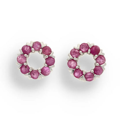 Get your Crimson Radiance Sterling Silver Earrings – Set with Fiery Rubies online now or in store at Forever Gems in Franschhoek, South Africa