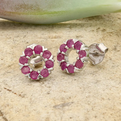 Get your Crimson Radiance Sterling Silver Earrings – Set with Fiery Rubies online now or in store at Forever Gems in Franschhoek, South Africa