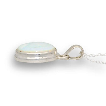 Get your Natural Ethiopian Opal Necklace in Sterling Silver online now or in store at Forever Gems in Franschhoek, South Africa
