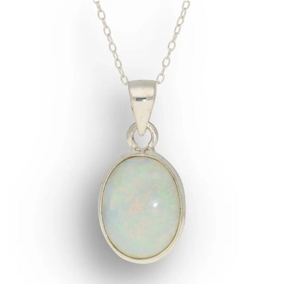 Get your Natural Ethiopian Opal Necklace in Sterling Silver online now or in store at Forever Gems in Franschhoek, South Africa