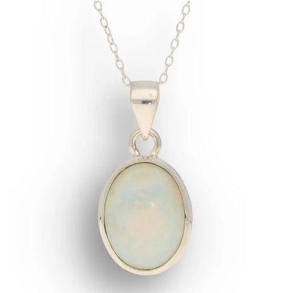 Get your Natural Ethiopian Opal Necklace in Sterling Silver online now or in store at Forever Gems in Franschhoek, South Africa
