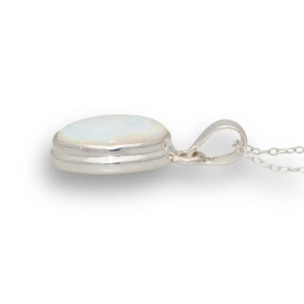 Get your Natural Ethiopian Opal Necklace in Sterling Silver online now or in store at Forever Gems in Franschhoek, South Africa