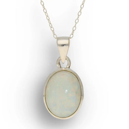 Get your Natural Ethiopian Opal Necklace in Sterling Silver online now or in store at Forever Gems in Franschhoek, South Africa