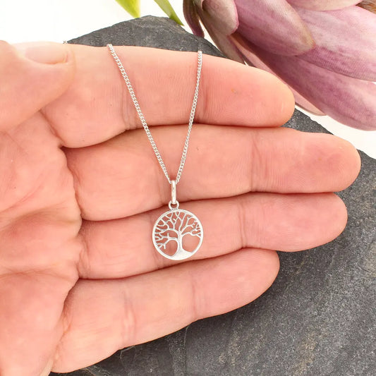 Sacred Tree of Life Silver Charm