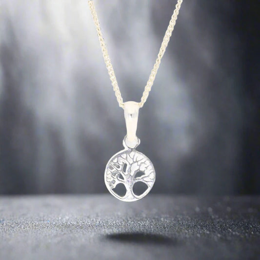 Buy your Blessed Tree of Life Silver Necklace online now or in store at Forever Gems in Franschhoek, South Africa