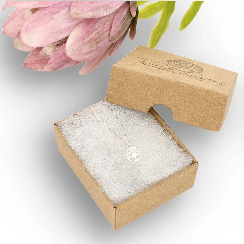 Get your Sterling Silver Tree of Life – A Tiny Blessing online now or in store at Forever Gems in Franschhoek, South Africa