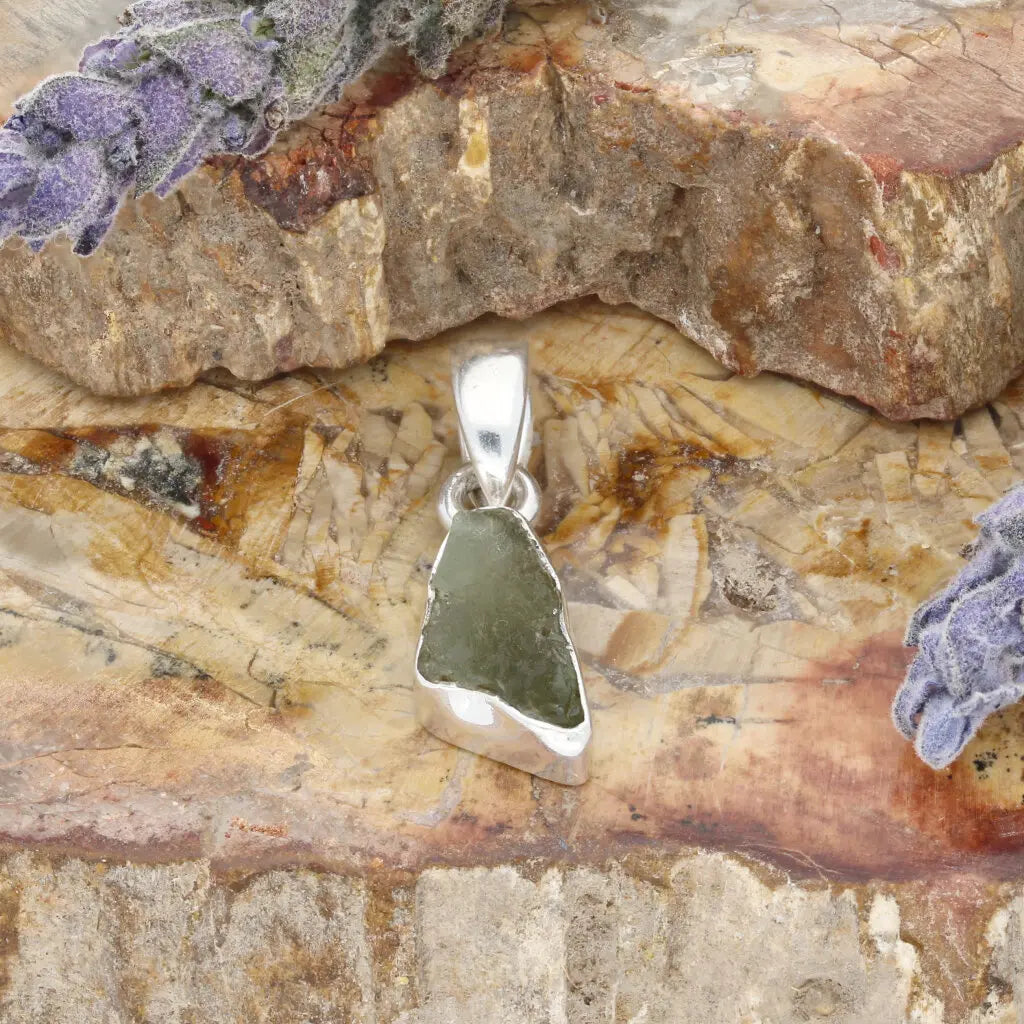 Get your Moldavite Pendant of Change – Authentic Czech Stone online now or in store at Forever Gems in Franschhoek, South Africa