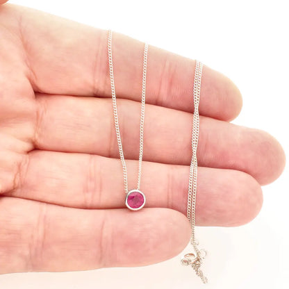 Get your Ruby Tube Set Slider Necklace Silver online now or in store at Forever Gems in Franschhoek, South Africa