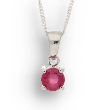 Get your Ruby 4-Claw Necklace Silver online now or in store at Forever Gems in Franschhoek, South Africa