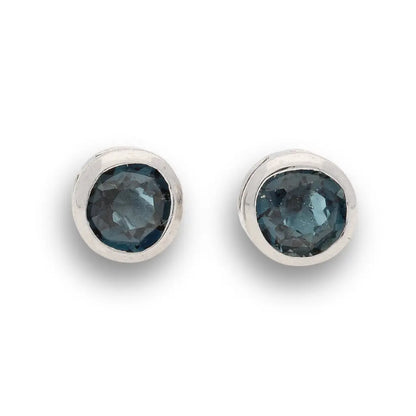 Get your London Blue Topaz Sterling Silver 5mm Solitaire Studs online now or in store at Forever Gems in Franschhoek, South Africa
