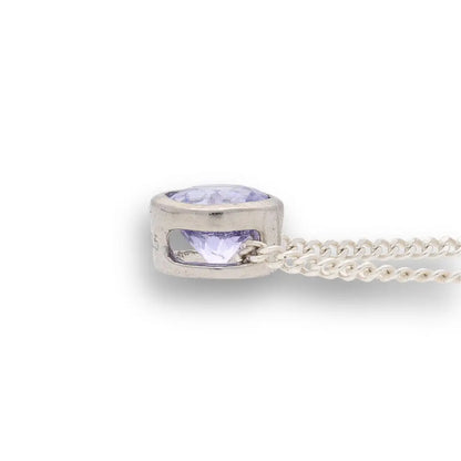 Get your Opulent Sterling Silver Brilliant Tanzanite Slider Necklace online now or in store at Forever Gems in Franschhoek, South Africa