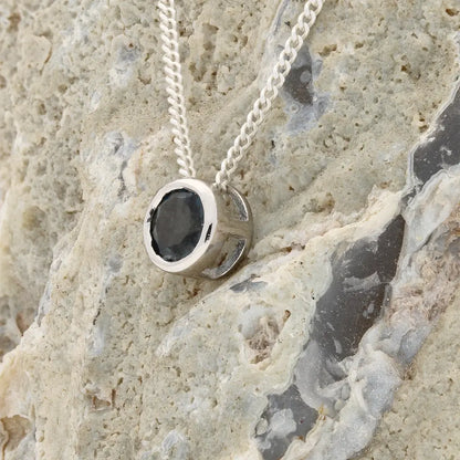 Get your Exquisite Sterling Silver London Blue Topaz Slider Necklace online now or in store at Forever Gems in Franschhoek, South Africa