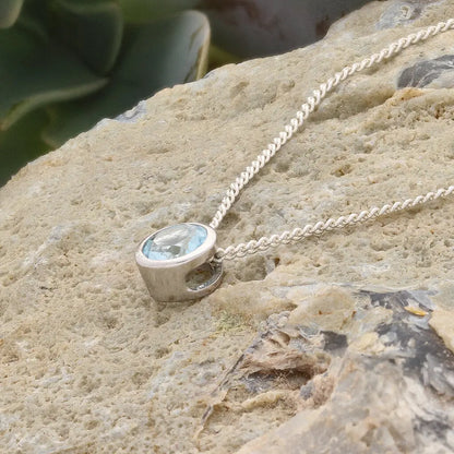 Get your Opulent Sterling Silver Blue Topaz Slider Statement Necklace online now or in store at Forever Gems in Franschhoek, South Africa