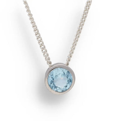 Get your Opulent Sterling Silver Blue Topaz Slider Statement Necklace online now or in store at Forever Gems in Franschhoek, South Africa
