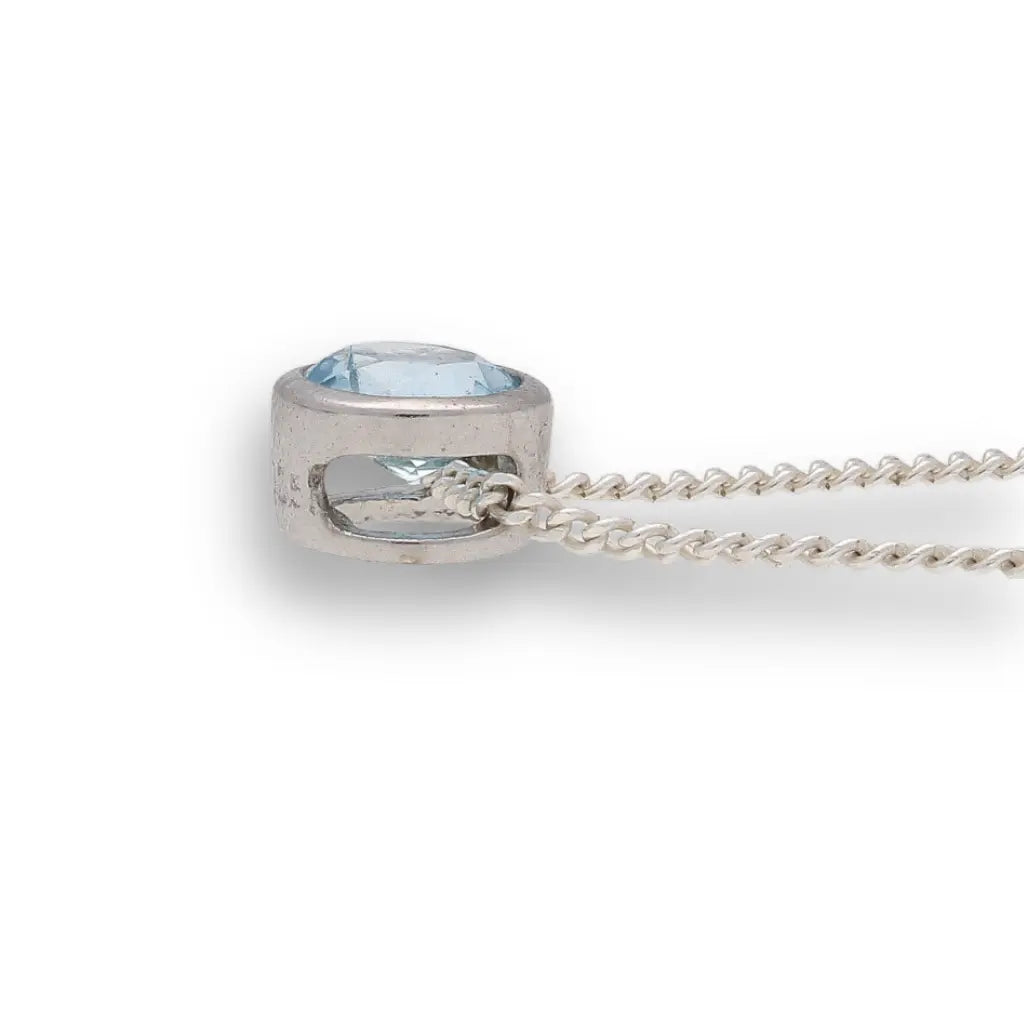 Get your Opulent Sterling Silver Blue Topaz Slider Statement Necklace online now or in store at Forever Gems in Franschhoek, South Africa