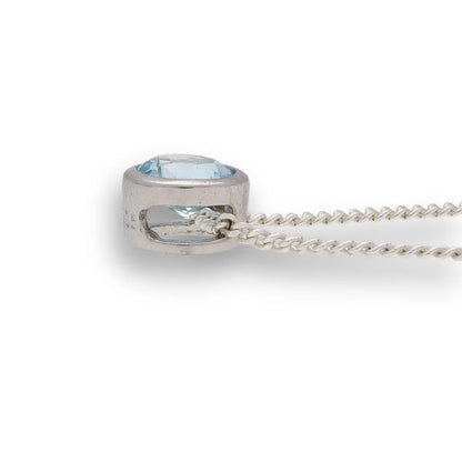 Get your Opulent Sterling Silver Blue Topaz Slider Statement Necklace online now or in store at Forever Gems in Franschhoek, South Africa