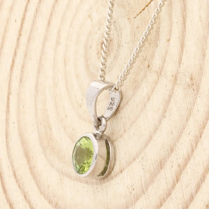 Get your Peridot Tube Set Necklace with Bail online now or in store at Forever Gems in Franschhoek, South Africa