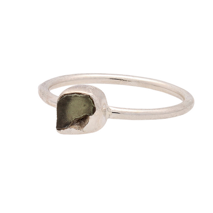 Buy your Moldavite Sterling Silver Ring - Size N½ online now or in store at Forever Gems in Franschhoek, South Africa