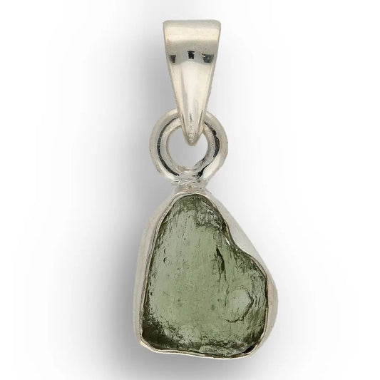 Get your Authentic Moldavite Sterling Silver Necklace Pendant online now or in store at Forever Gems in Franschhoek, South Africa