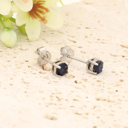 Get your Sapphire Stud Earrings in Sterling Silver online now or in store at Forever Gems in Franschhoek, South Africa