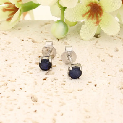 Get your Sapphire Stud Earrings in Sterling Silver online now or in store at Forever Gems in Franschhoek, South Africa