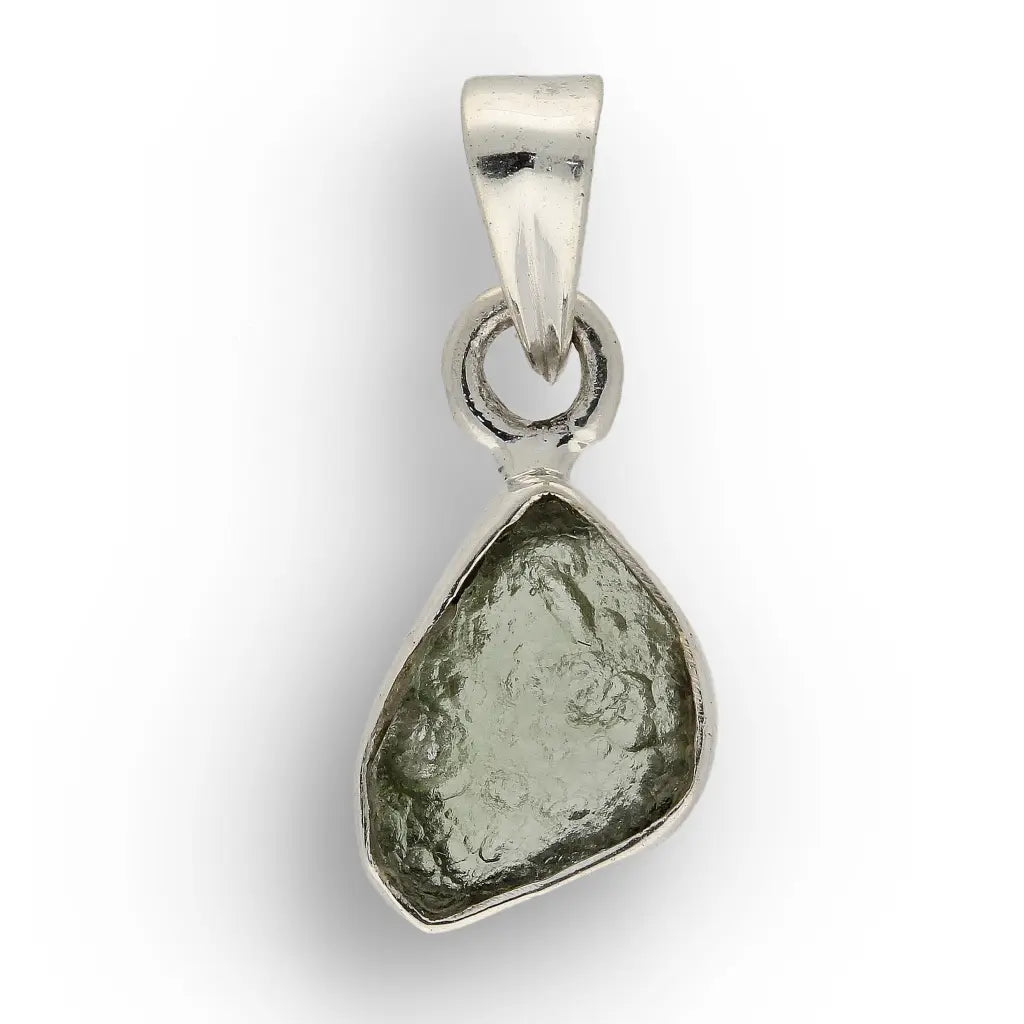 Get your Authentic Moldavite Sterling Silver Necklace Pendant online now or in store at Forever Gems in Franschhoek, South Africa