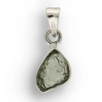Get your Authentic Moldavite Sterling Silver Necklace Pendant online now or in store at Forever Gems in Franschhoek, South Africa