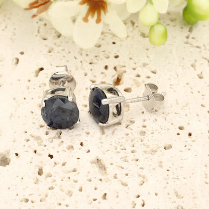 Get your Regal Natural Sapphire Stud Earrings in Sterling Silver online now or in store at Forever Gems in Franschhoek, South Africa