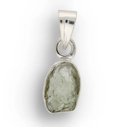 Get your Authentic Moldavite Sterling Silver Necklace Pendant online now or in store at Forever Gems in Franschhoek, South Africa