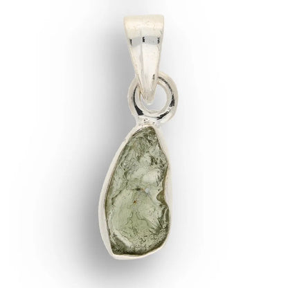 Get your Authentic Moldavite Sterling Silver Bezel Necklace online now or in store at Forever Gems in Franschhoek, South Africa