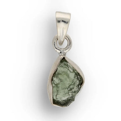 Get your Authentic Czech Moldavite Sterling Silver Necklace online now or in store at Forever Gems in Franschhoek, South Africa