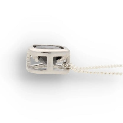 Get your Blue Sapphire Square Slider Necklace 45cm online now or in store at Forever Gems in Franschhoek, South Africa
