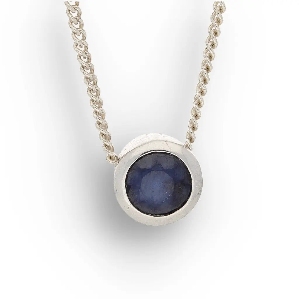 Get your Blue Sapphire Round Tube Necklace 45cm online now or in store at Forever Gems in Franschhoek, South Africa