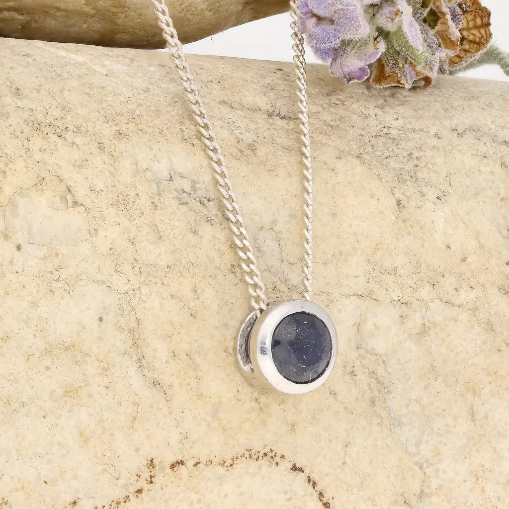 Get your Blue Sapphire Round Tube Necklace 45cm online now or in store at Forever Gems in Franschhoek, South Africa