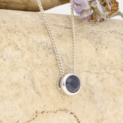 Get your Blue Sapphire Round Tube Necklace 45cm online now or in store at Forever Gems in Franschhoek, South Africa