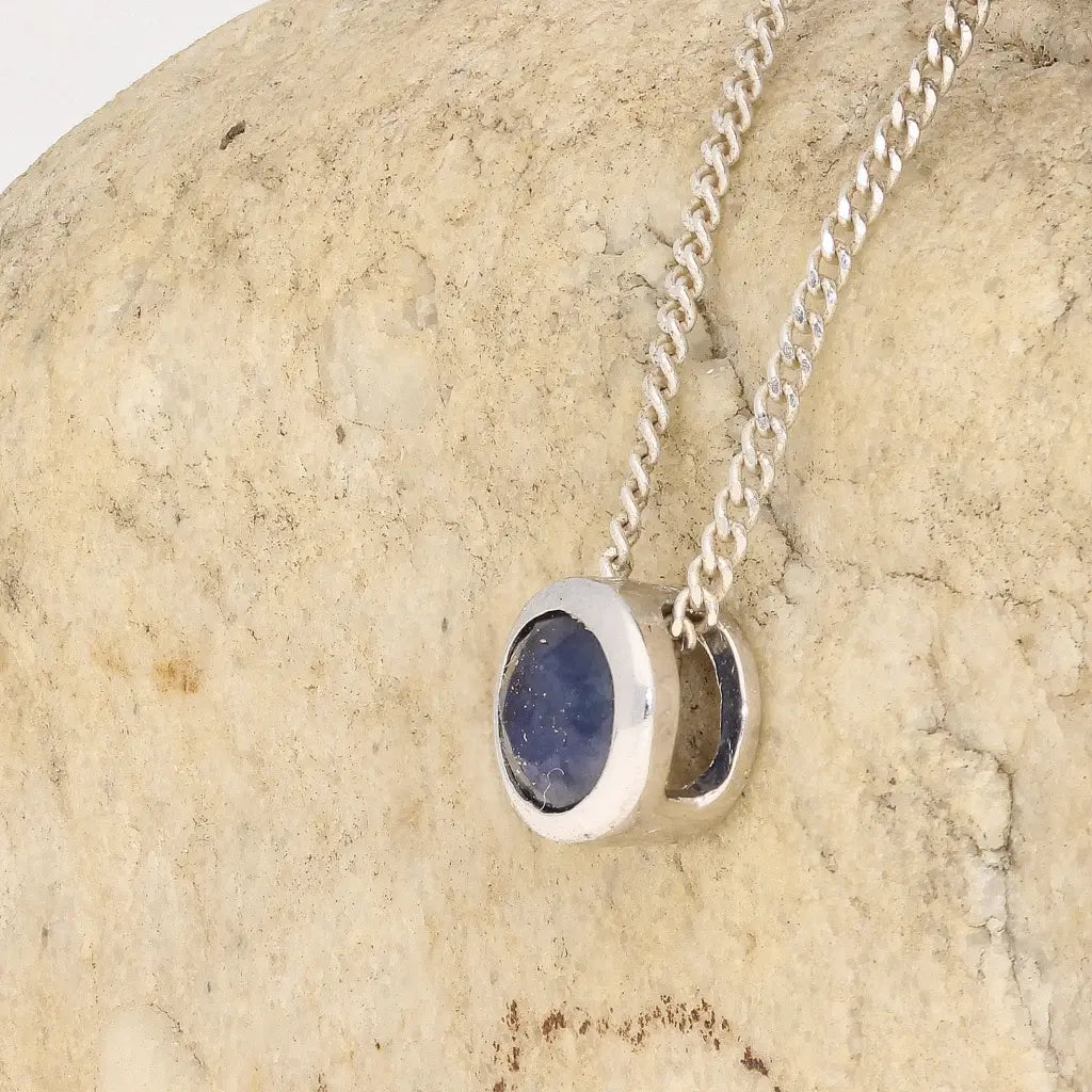 Get your Blue Sapphire Round Tube Necklace 45cm online now or in store at Forever Gems in Franschhoek, South Africa