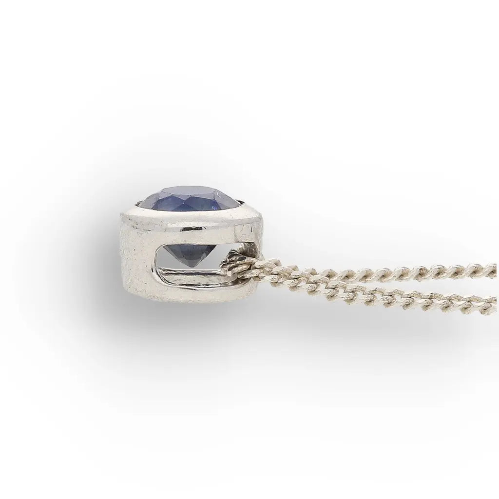 Get your Blue Sapphire Round Tube Necklace 45cm online now or in store at Forever Gems in Franschhoek, South Africa