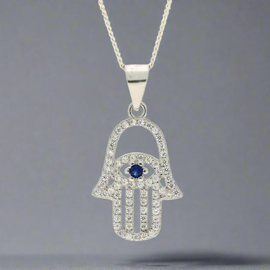 Buy your Shimmering Hamsa Charm of Protection online now or in store at Forever Gems in Franschhoek, South Africa