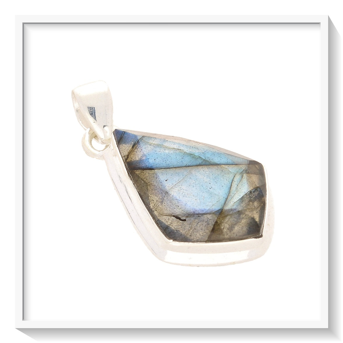Buy your Faceted Labradorite Sterling Silver Necklace online now or in store at Forever Gems in Franschhoek, South Africa
