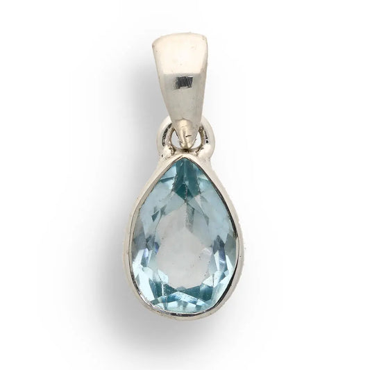 Buy your Graceful Blue Topaz Teardrop in Sterling Silver online now or in store at Forever Gems in Franschhoek, South Africa