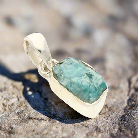 Buy your Clear Vision – Rough Blue Topaz Pendant online now or in store at Forever Gems in Franschhoek, South Africa